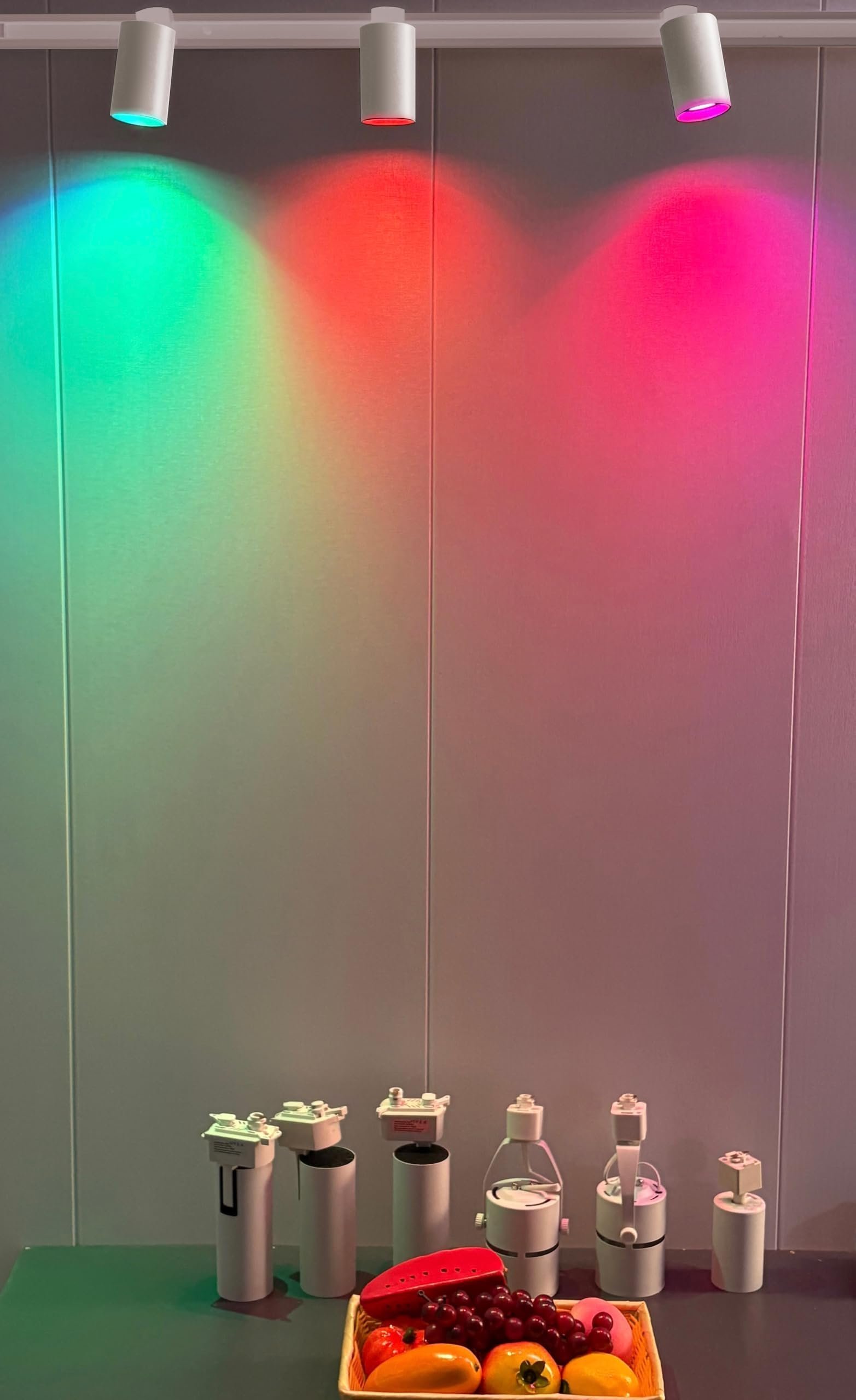 8 Packs GU10 RGB Track Lighting Kit Color Changing - 图片 6